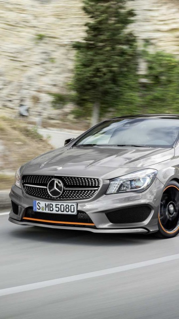 Das Mercedes Benz CLA 4MATIC Wallpaper 360x640