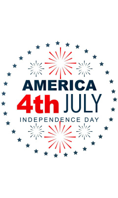 Обои Happy independence day USA 240x400