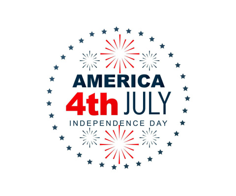 Обои Happy independence day USA 480x400