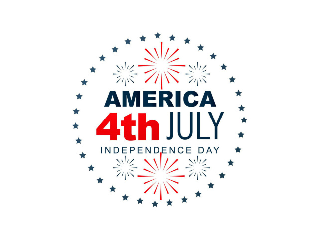 Das Happy independence day USA Wallpaper 640x480