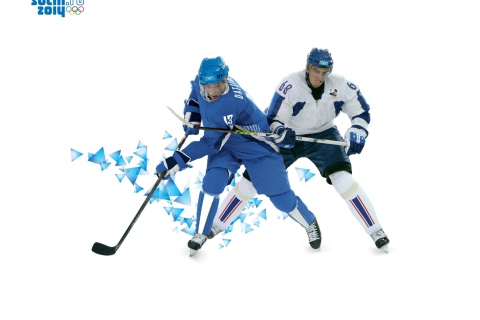 Fondo de pantalla Sochi 2014 Hockey 480x320