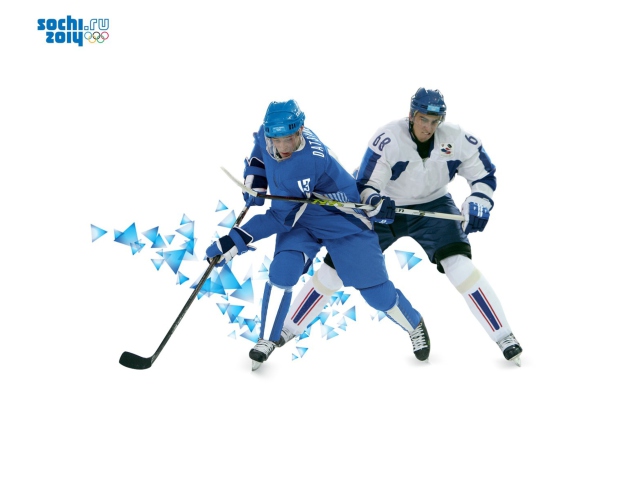 Das Sochi 2014 Hockey Wallpaper 640x480