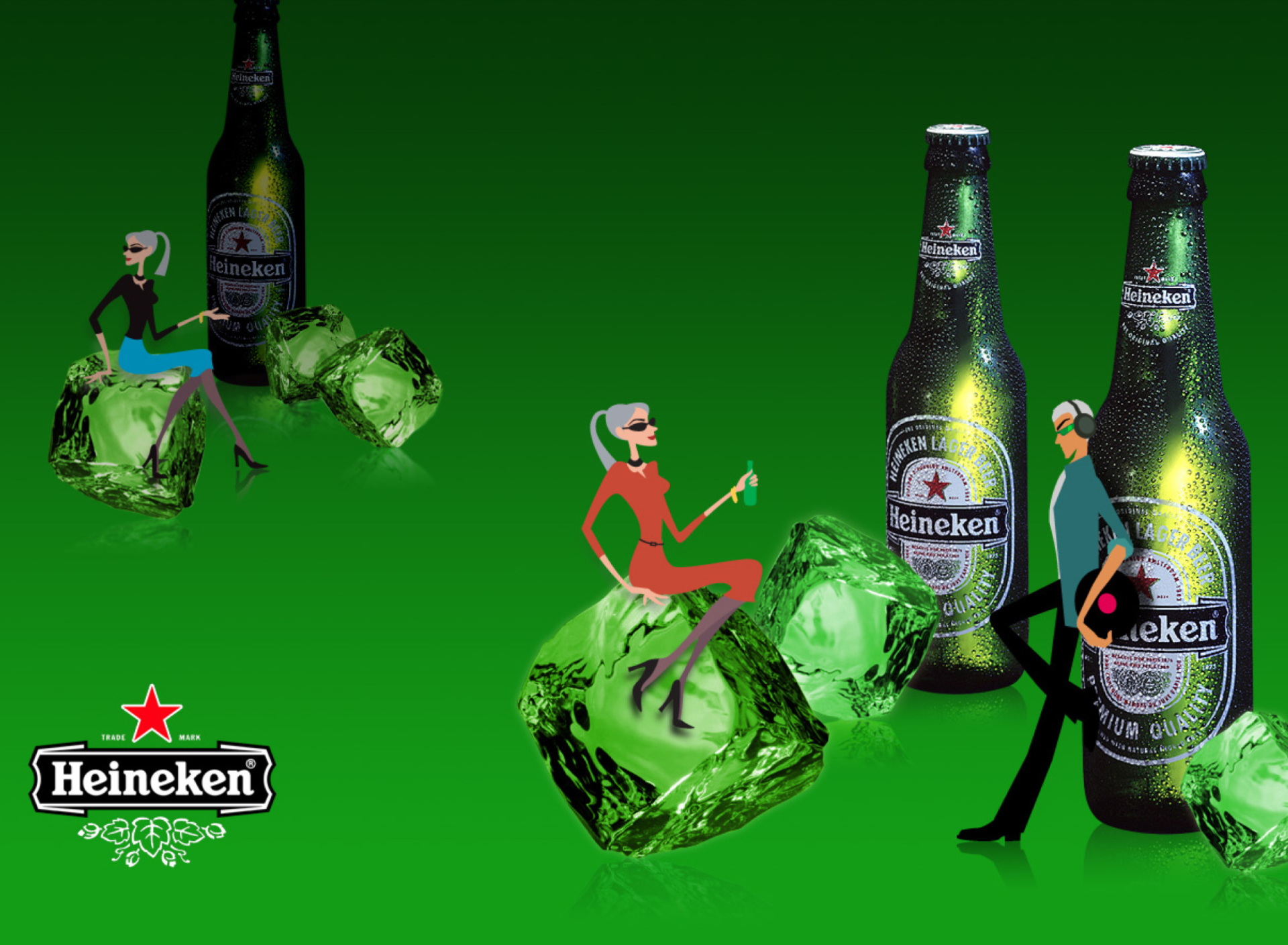 Fondo de pantalla Heineken 1920x1408