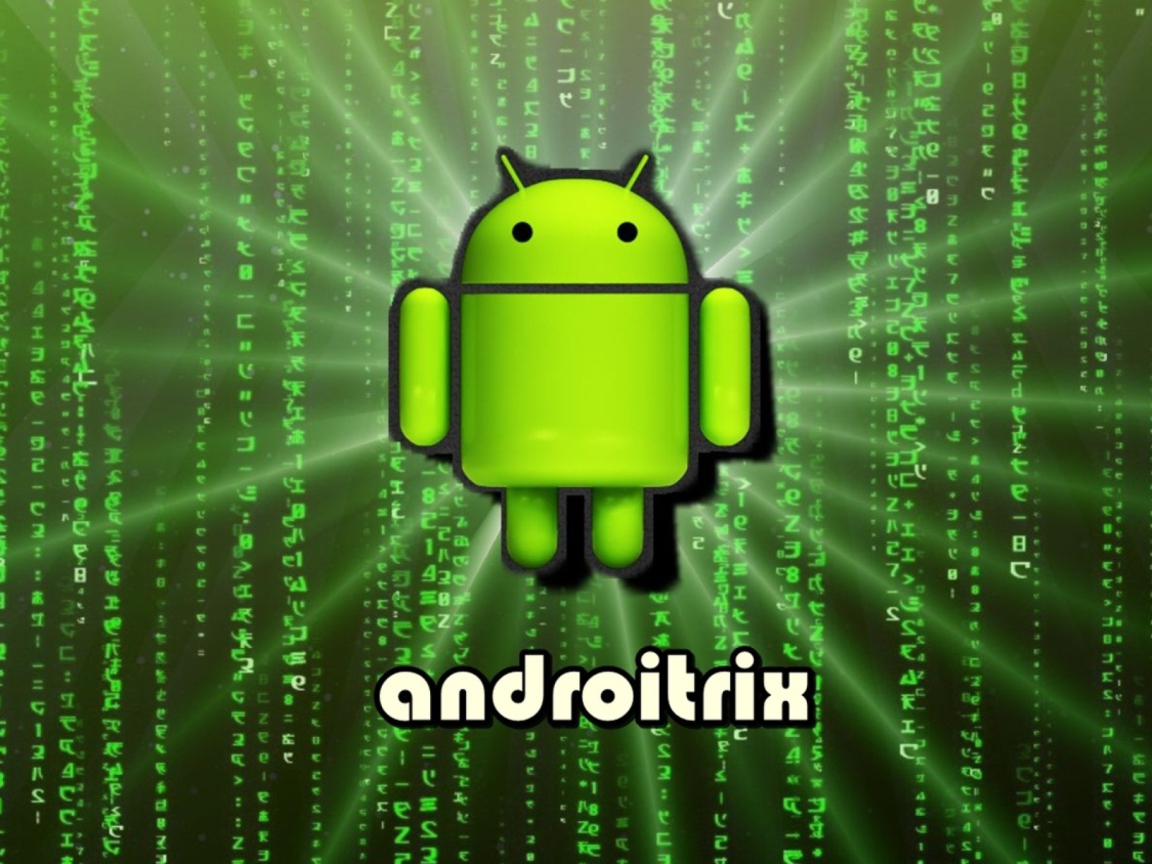 Das Android Matrix Wallpaper 1152x864