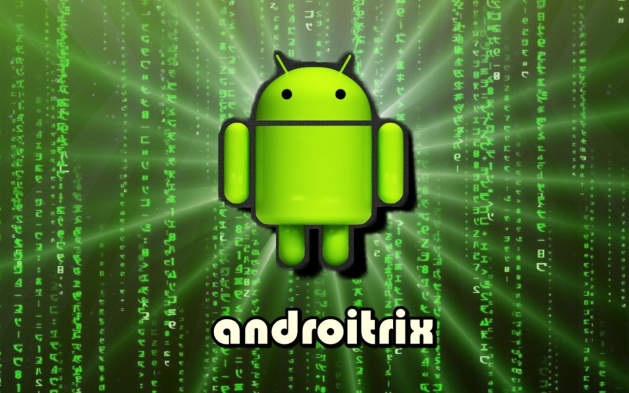 Das Android Matrix Wallpaper 1280x800