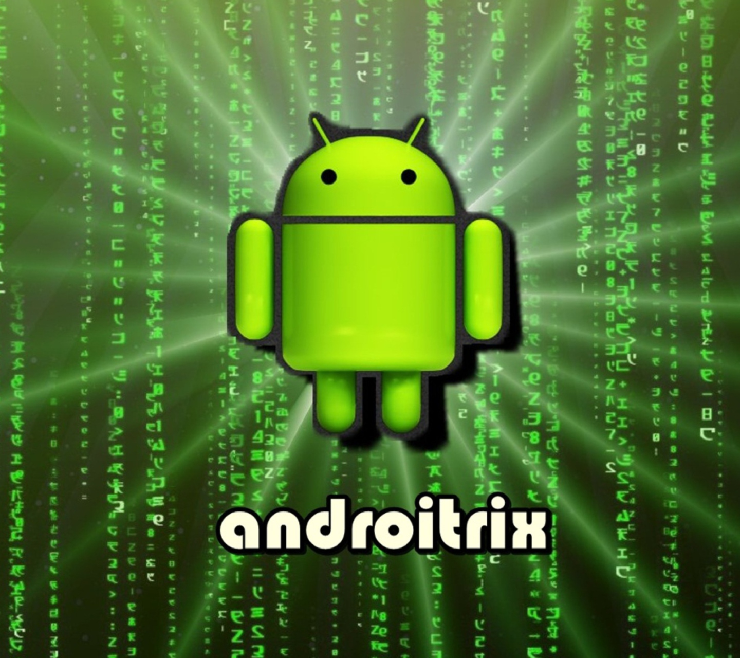 Das Android Matrix Wallpaper 1440x1280