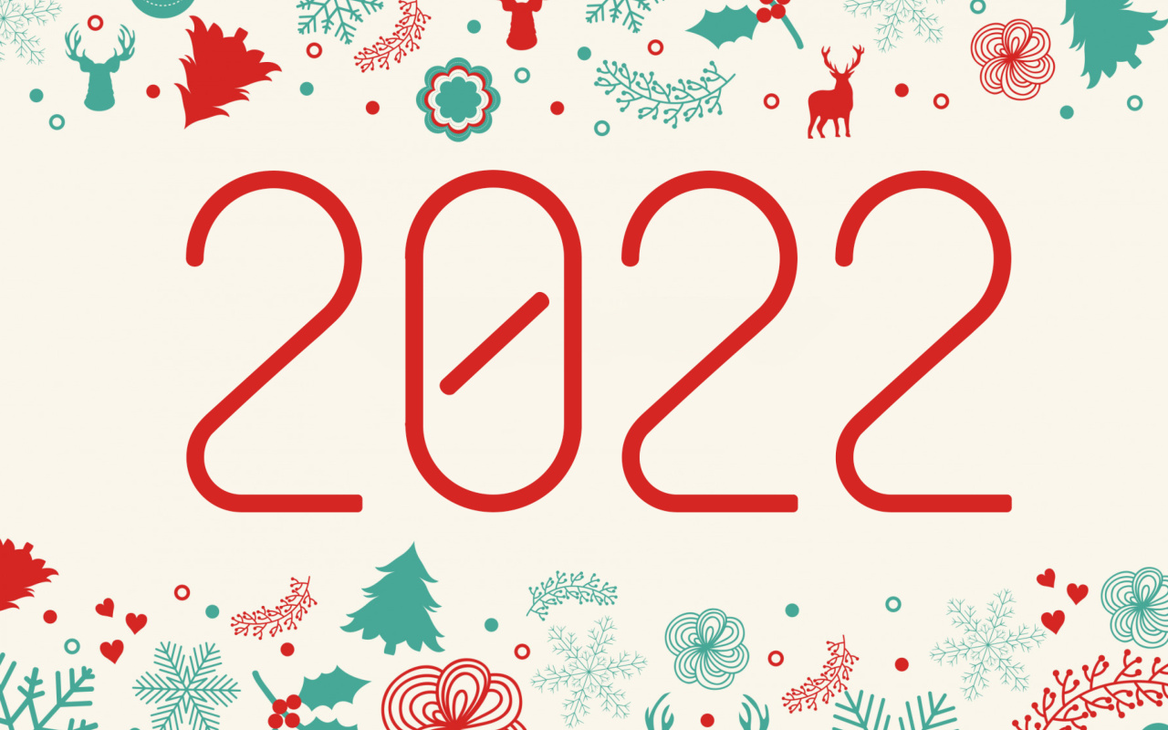 Happy New Year 2022 Quote HD wallpaper 1280x800
