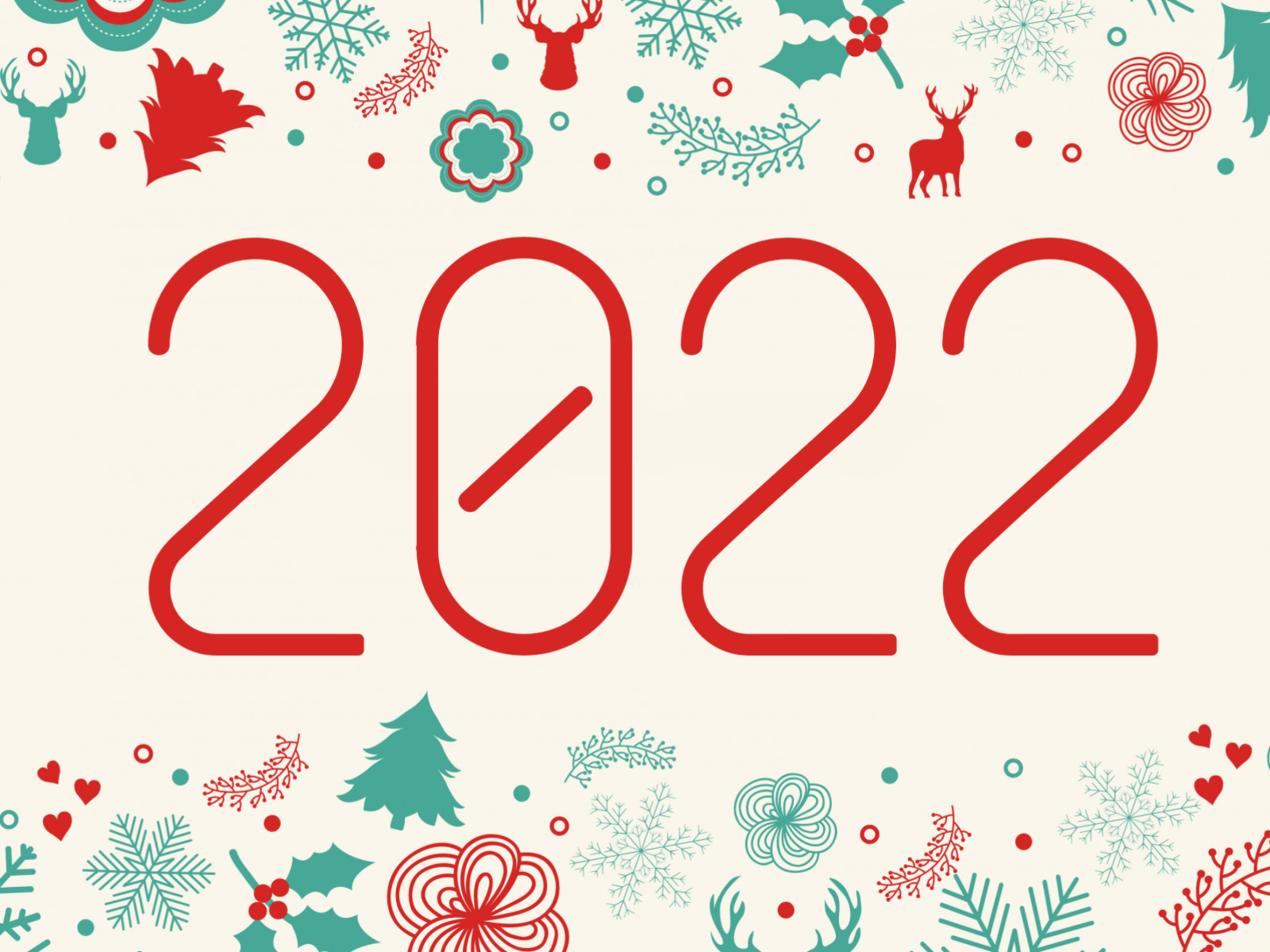 Fondo de pantalla Happy New Year 2022 Quote HD 1600x1200