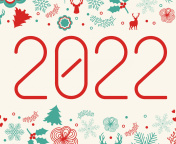 Happy New Year 2022 Quote HD wallpaper 176x144