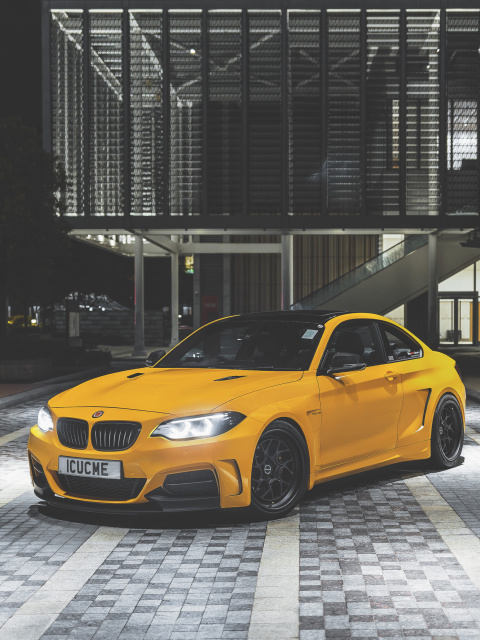 BMW 2 series MH2 400 wallpaper 480x640