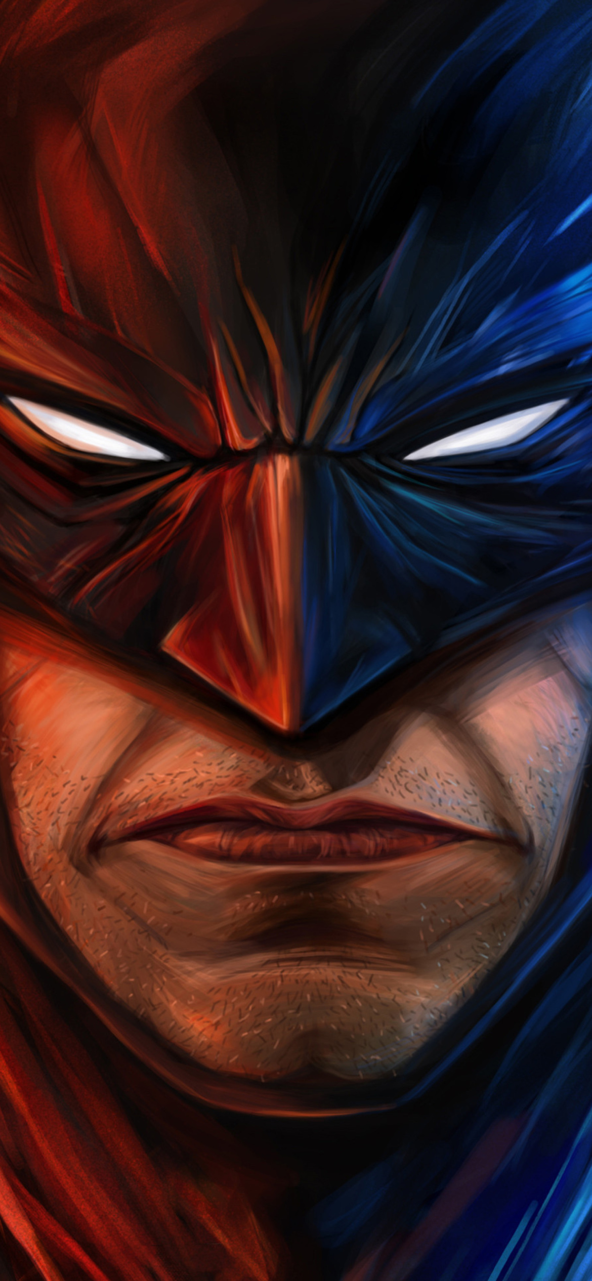Batman Mask Wallpaper for iPhone XR