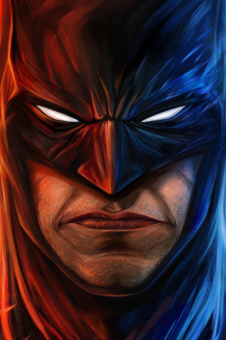 Das Batman Mask Wallpaper 320x480