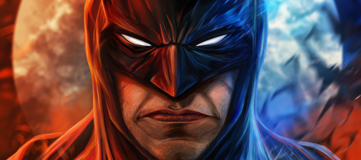 Batman Mask wallpaper 720x320