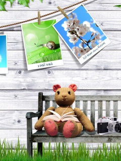 Clipart with Photos wallpaper 240x320