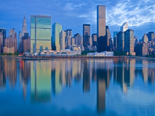 Screenshot №1 pro téma New York City Morning 320x240