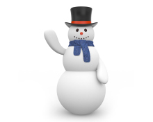 Snowman In Black Hat screenshot #1 220x176