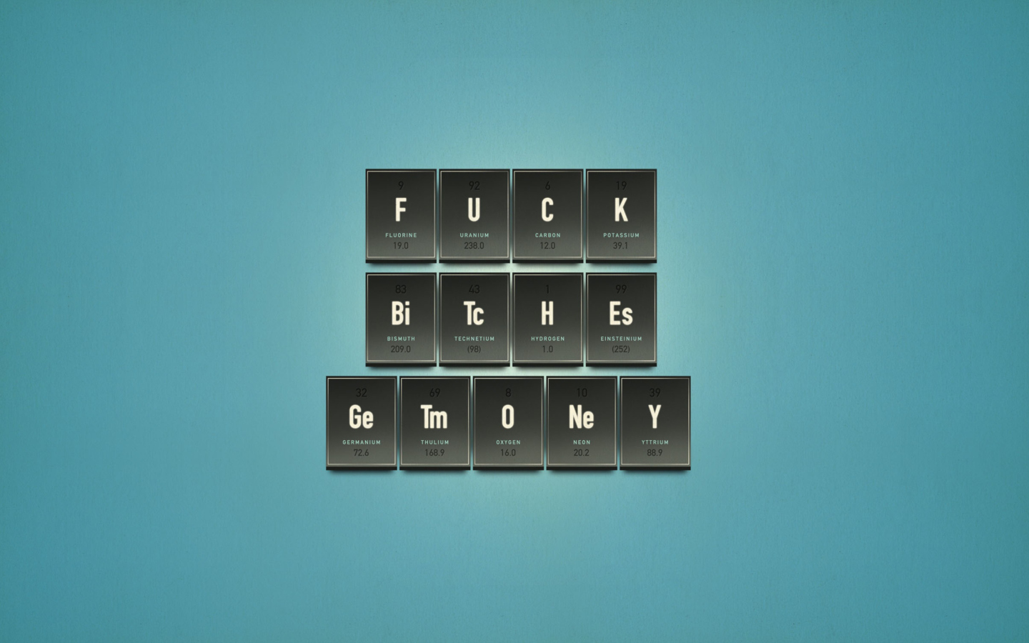 Funny Chemistry Periodic Table wallpaper 1440x900