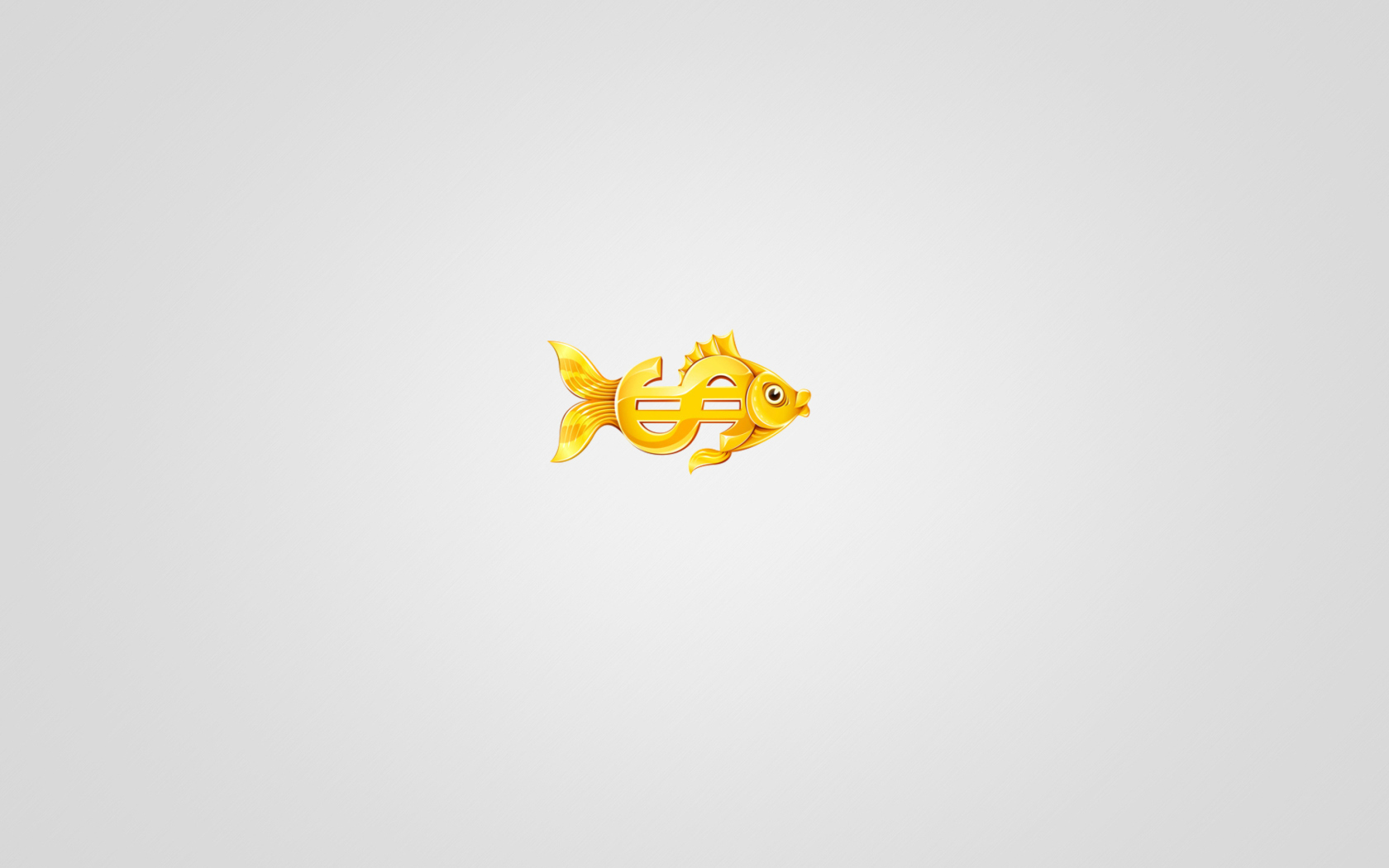 Das Money Fish Wallpaper 1680x1050