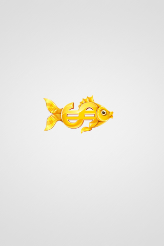 Das Money Fish Wallpaper 320x480