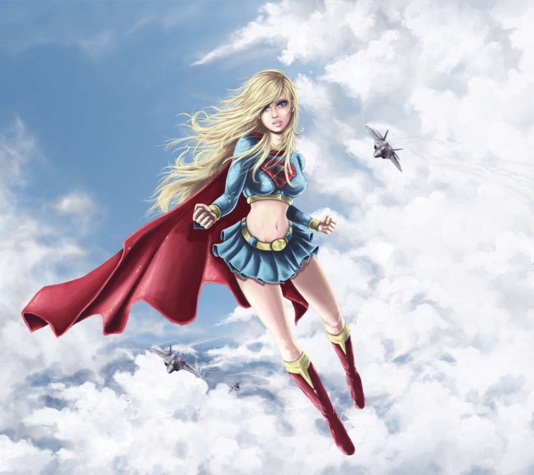 Supergirl Superhero wallpaper 1080x960