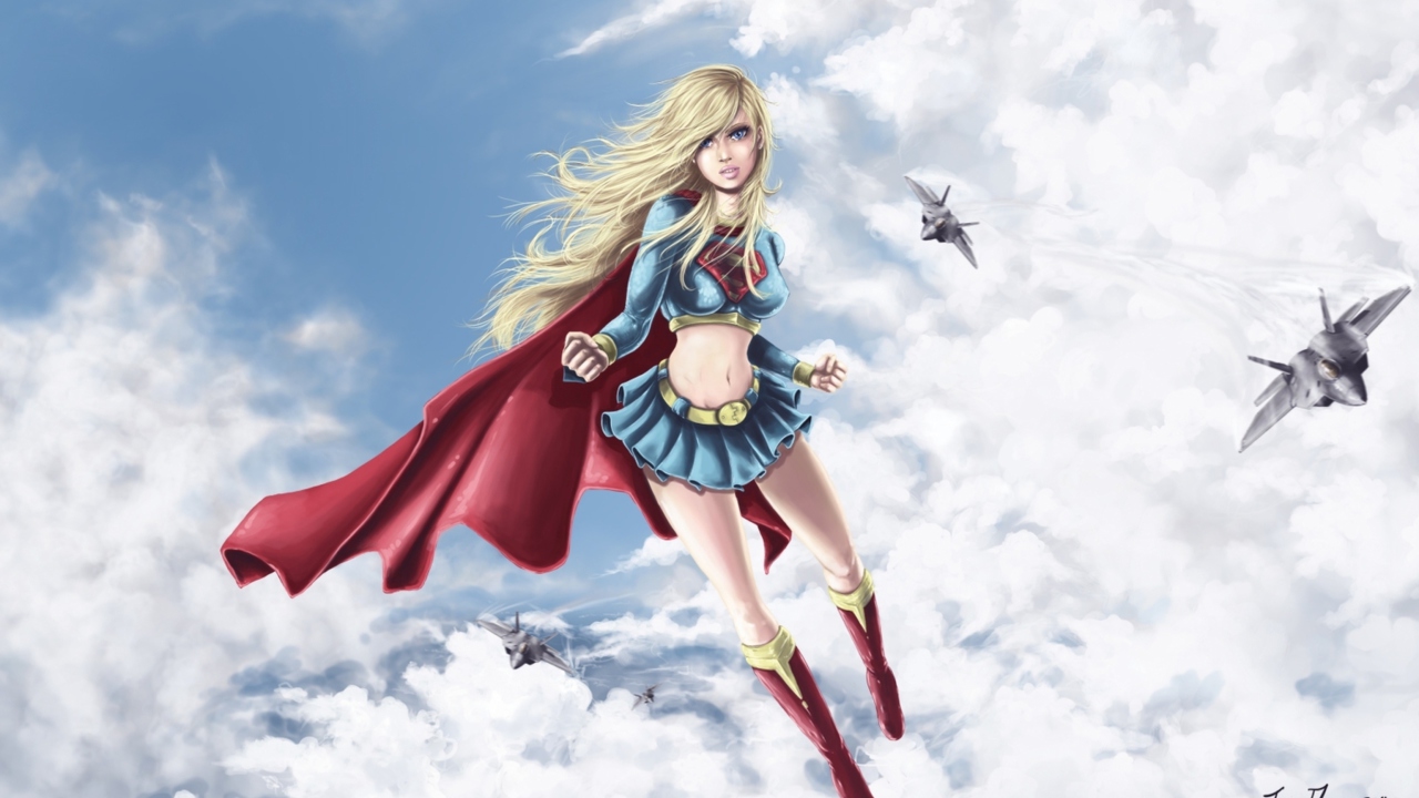 Fondo de pantalla Supergirl Superhero 1280x720