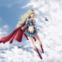 Das Supergirl Superhero Wallpaper 208x208