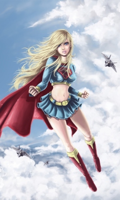 Supergirl Superhero wallpaper 240x400