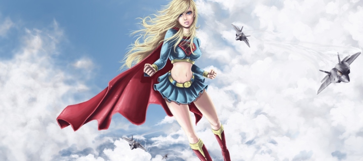 Screenshot №1 pro téma Supergirl Superhero 720x320