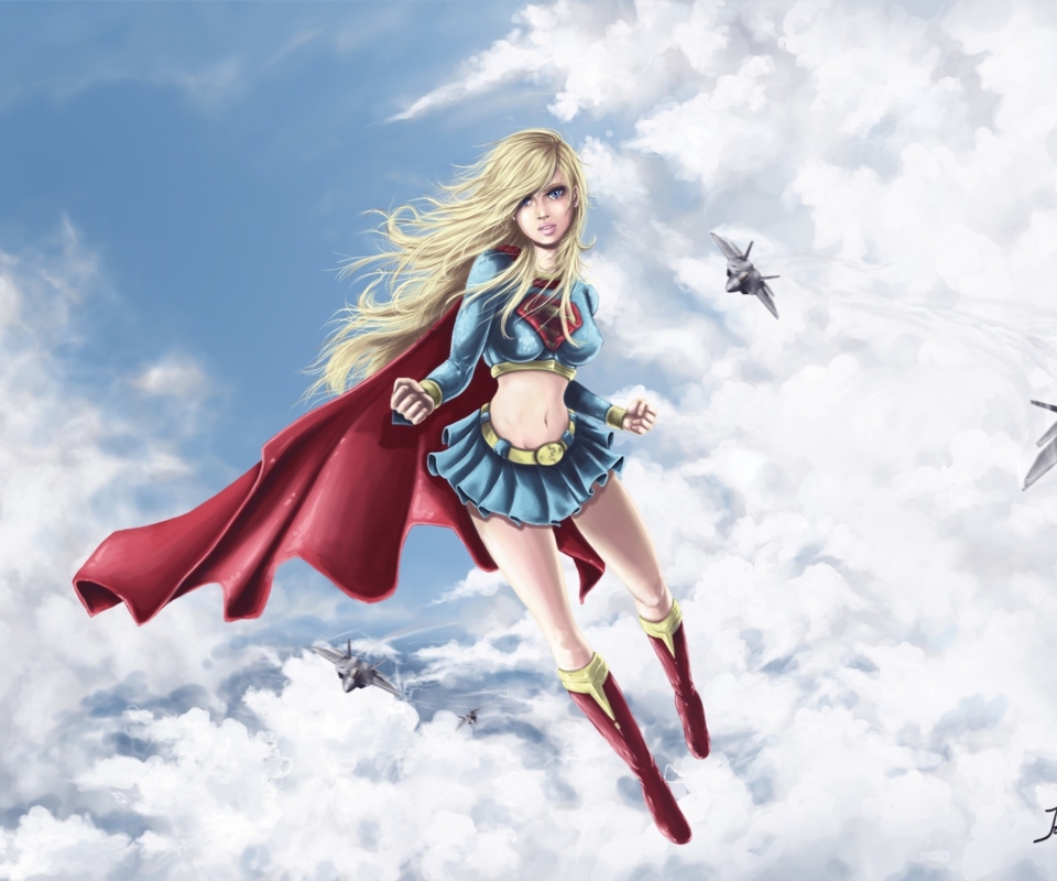 Fondo de pantalla Supergirl Superhero 960x800