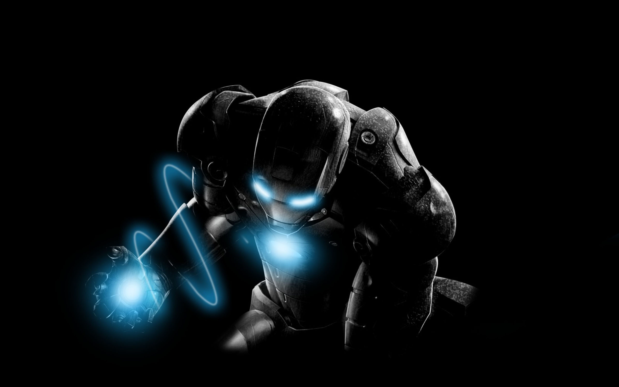 Screenshot №1 pro téma Mysterious Iron Man 2560x1600