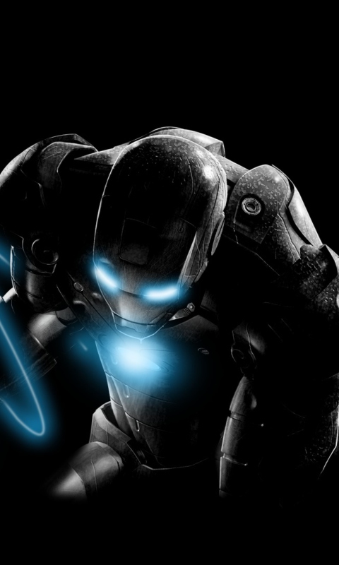 Das Mysterious Iron Man Wallpaper 480x800