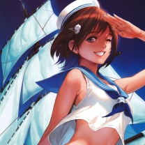 Das Sailor Girl Wallpaper 208x208