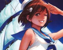 Das Sailor Girl Wallpaper 220x176