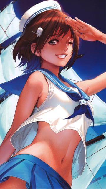 Обои Sailor Girl 360x640