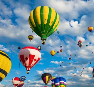 Kostenloses Hot Air Balloons Wallpaper für 128x128