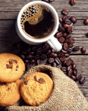 Fondo de pantalla Perfect Morning Coffee With Cookies 128x160