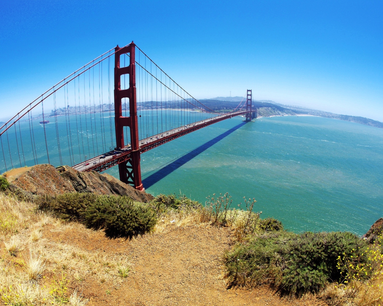 Das Golden Gate Bridge Wallpaper 1280x1024