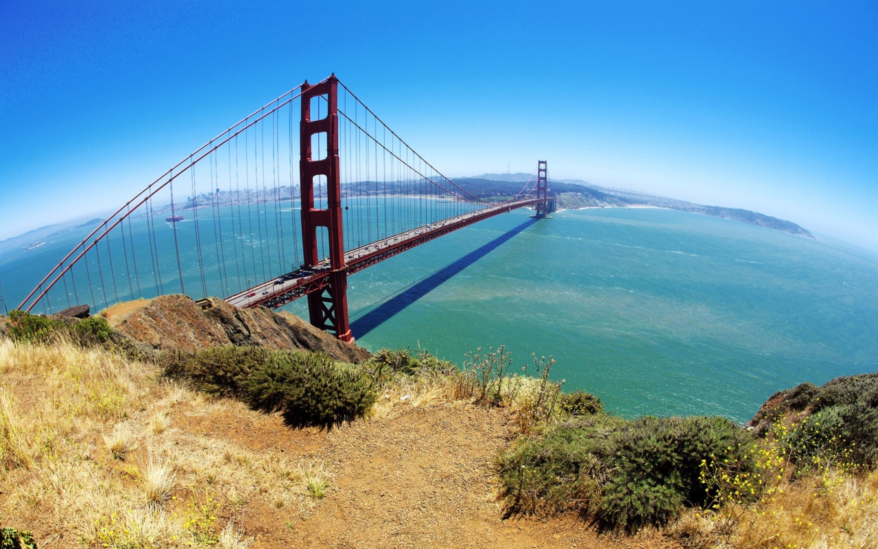 Golden Gate Bridge screenshot #1 1280x800