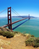 Fondo de pantalla Golden Gate Bridge 128x160