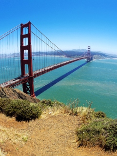 Das Golden Gate Bridge Wallpaper 240x320