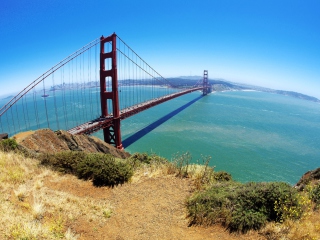 Sfondi Golden Gate Bridge 320x240