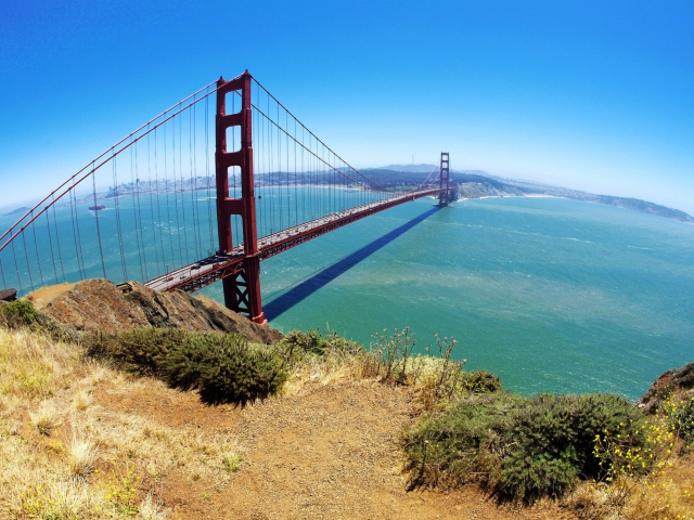 Обои Golden Gate Bridge 640x480
