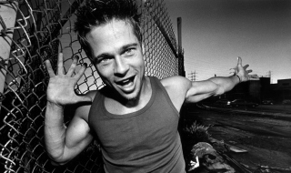Brad Pitt Having Fun Picture for Android, iPhone and iPad
