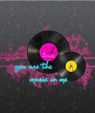 You Are The Music In Me papel de parede para celular para Nokia Asha 305