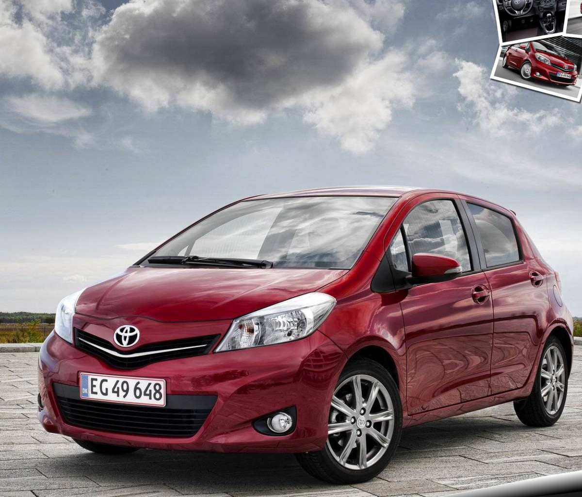 Sfondi Toyota Yaris 2012 1200x1024