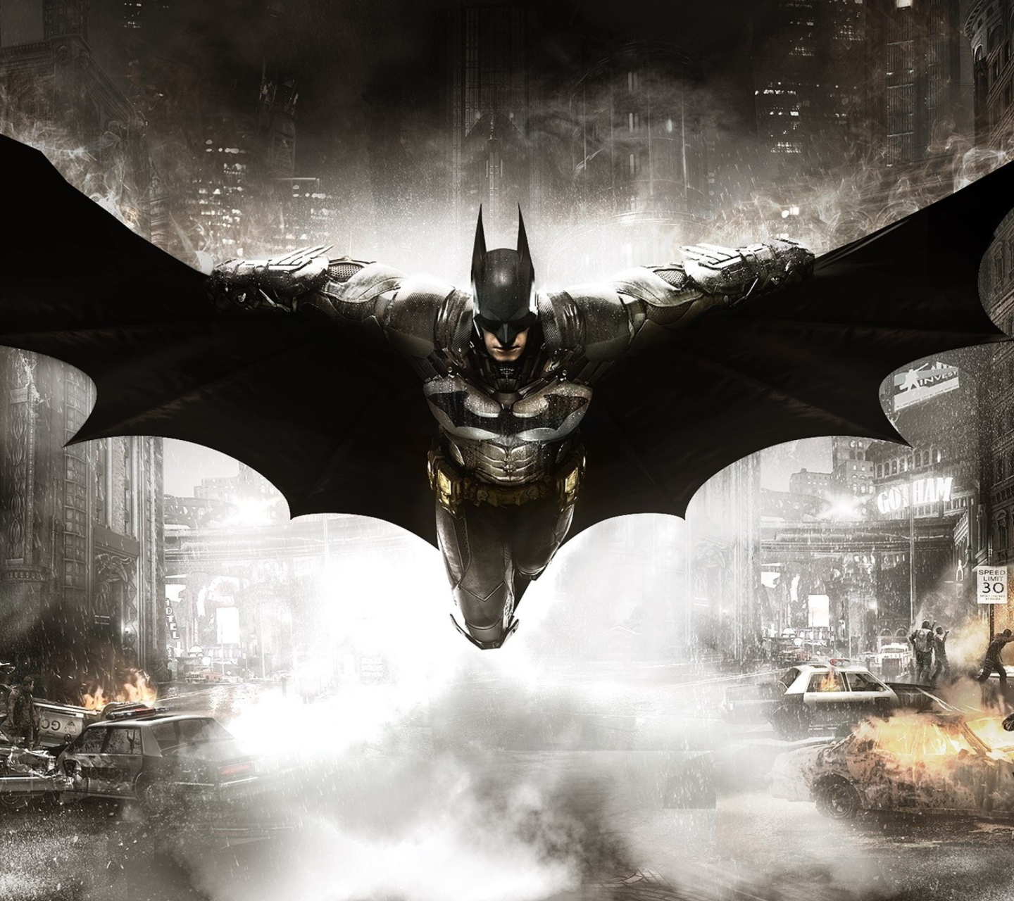 Fondo de pantalla Batman Arkham Knight 1440x1280