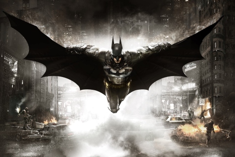 Fondo de pantalla Batman Arkham Knight 480x320