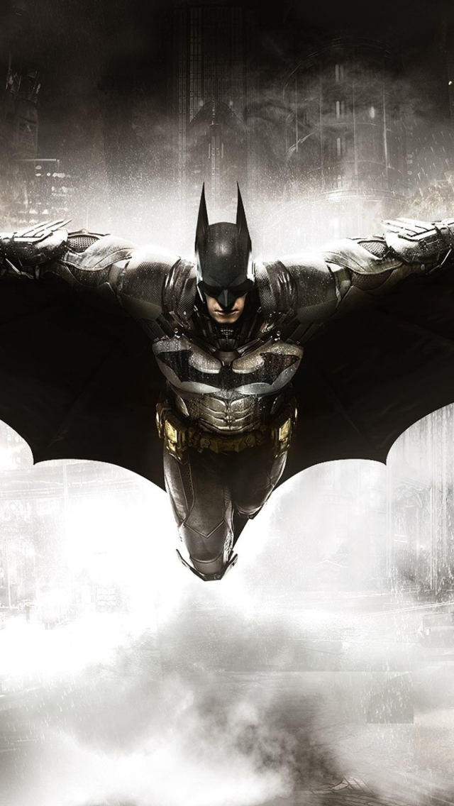 Das Batman Arkham Knight Wallpaper 640x1136