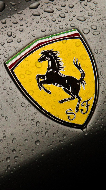 Fondo de pantalla Ferrari Logo Image 360x640