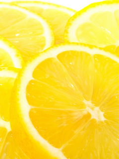 Screenshot №1 pro téma Food Fruits and Sliced Lemon 240x320